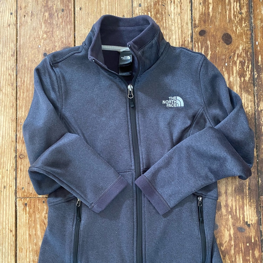 The north face dark gray  jacket size small